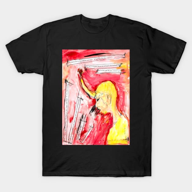 Feather Eye - Number 07 T-Shirt by Ambient Abstract